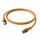 Kabllo rrjeti Zellner Group Patch Cable S/FTP PiMF, Cat6a, 1m, portokalli