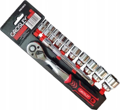 Set çelësa gotë Grosley GNZ10013, 3/8", profesional, në panel