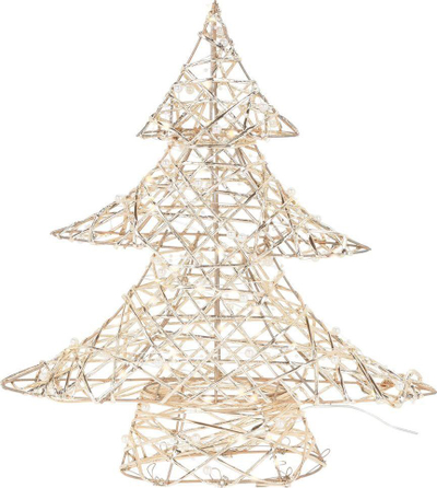 Pemë dekorative LED Koopman Tree, 40 cm, dritë e ngrohtë, ngjyrë ari