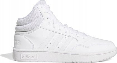 Atlete të larta Adidas Hoops Mid 3.0 W GW5457, për femra, e bardhë