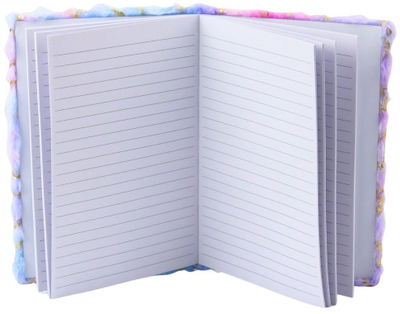 Fletore Lean A5, kapak plush, multicolor