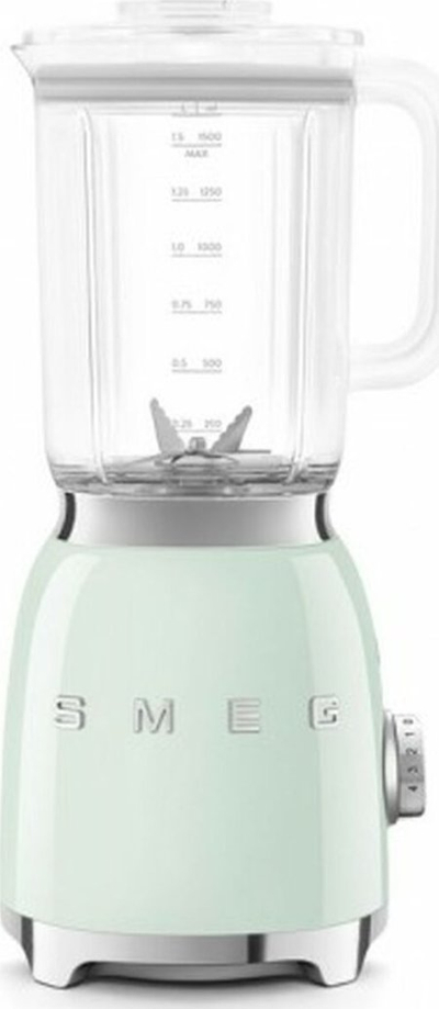 Blender me gotë Smeg BLF03PGEU, 800W, 1.5L, ngjyrë jeshile pastel