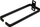 Aksesor kabllosh StarTech.com D-Ring Hook 1U, montim vertikal rack, 5.7 x 15 cm, i zi