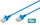 Kabllo rrjeti Digitus Patchcord Slim Cat.6, 3m, set 10 copë, blu