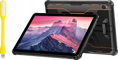 Tablet Oukitel RT9, 10.1", 6GB 256GB LTE, zi me portokalli