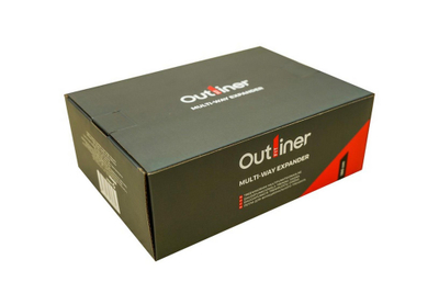 Мултифункционална лента за вежбање Outliner LS3691, 180 x 3.8 cm, полиестер, портокалова и црна