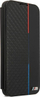 Këllëf libri BMW Triangles Tricolor për Samsung Galaxy S22 Plus, mbrojtje 360°, me vend për karta, i zi