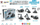 Set ndërtimi Byjarda 6in1 Hydraulic Construction Machine, 223 pjesë, lodër edukative, gri