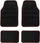 Tapeta tekstile auto AMiO TCM-03, set 4 copë, universal, të zeza