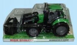 Lodër traktor Macyszyn Toys, me kovë, plastikë, jeshil