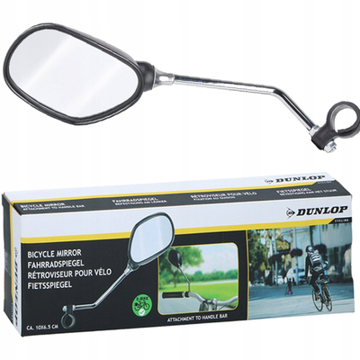 Pasma biçiklete Dunlop, set 2 copë, e rregullueshme, 27.5x7cm, e zezë