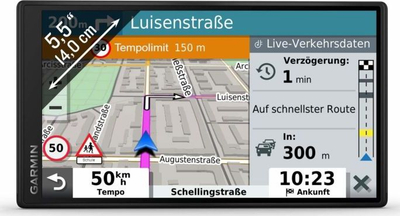 Navigim GPS Garmin DriveSmart 55 MT-S EU, 5.5", harta Europë, i zi