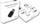 Adapter audio Bluetooth 2 në 1, transmetues edhe marrës, USB me dalje 3.5mm AUX, i zi