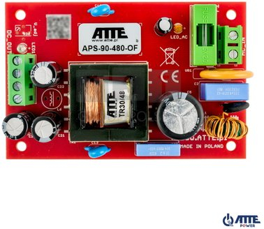 Furnizim energjie ATTE APS-90-480-E, 48V, 2A 90W, i kuq