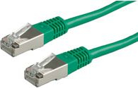Мрежен кабел ROLINE FTP Cat 5e, 5 m, зелен