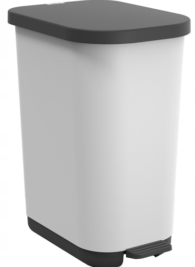 Kosh plerash Rotho RIBO Pedal Bin, 35L, plastik, gri