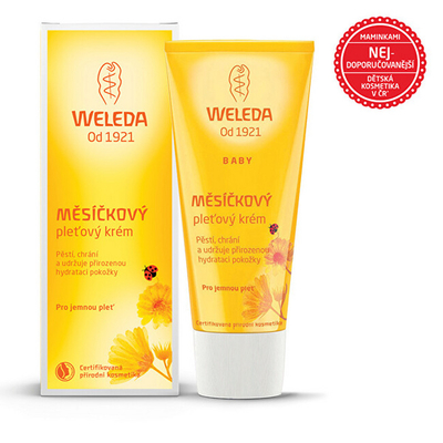 Weleda Calendula Baby Face Cream, 50 ml