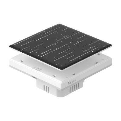 Kapak dekorativ Sonoff T5 Star 1C, për çelës me prekje, dizajn me yje, i errët