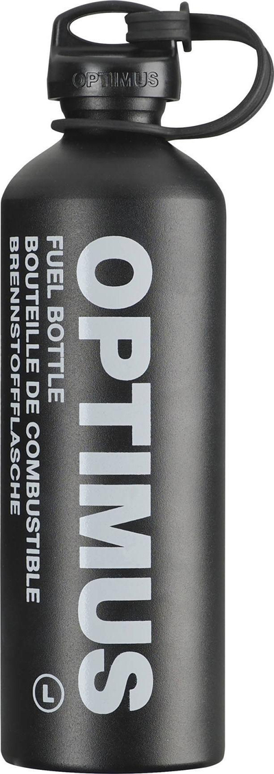 Shishe karburanti Optimus 1L, metalike, e zezë