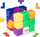 Lojë puzzle Rubik's Cube Tetris Cube, kub 3x3, shumëngjyrësh