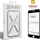 Xham mbrojtës MOCCO PRO+ Full Glue 5D për Apple iPhone 6 / 6S, mbulim komplet, i zi