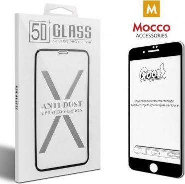 Xham mbrojtës MOCCO PRO+ Full Glue 5D për Apple iPhone 6 / 6S, mbulim komplet, i zi