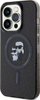 Kllapë mbrojtëse Karl Lagerfeld KLHMP15LHGKCNOK për iPhone 15 Pro 6.1", MagSafe, e zezë me shkëlqim