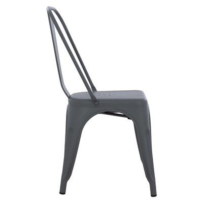 Karrige metalike Melita 43×50×82 cm (HM8641.10), gri