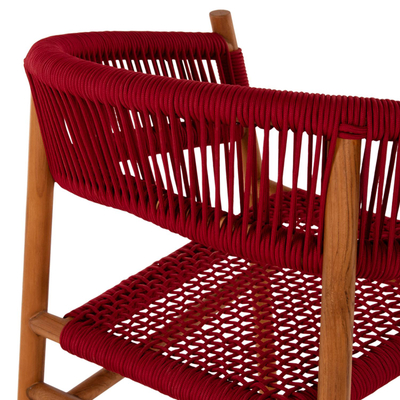 Kolltuk ngrënieje Irving 60x55x75Hcm (HM9797), kuqe