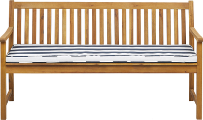 Jastëk për stol Vivara Bench Seat Pad, 152 x 54 cm, për jashtë, blu navy me vija të bardha