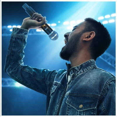 Set mikrofonash DNA QMIC4, UHF, i zi