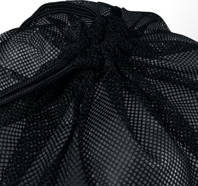 Çantë rrjete noti Classic Mesh Bag, madhësi e madhe, material rrjetë, e zezë