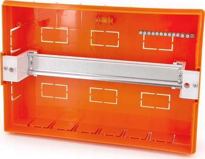 Kuti elektrike shpërndarëse Nilson 32661012, 1x12 module, për montim të fshehur, e bardhë
