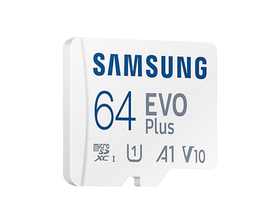 Kartë memorie Samsung MicroSDXC MB-MC64KA/EU, 64GB, Class 10, me adapter SD