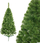 Pemë artificiale Krishtlindjeje Natural Pine, 180cm, me kavalet, jeshile