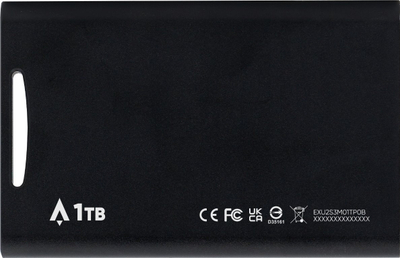 SSD i jashtëm Exascend Element, 1TB, USB‑C 20Gbps, i zi