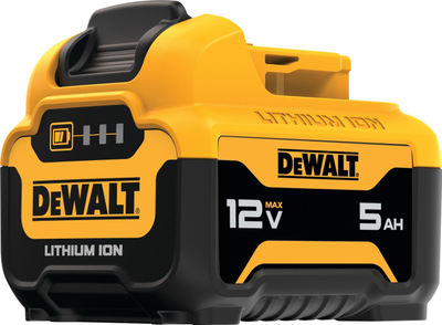 Bateri për vegla Dewalt DCB126, 12V, 5.0Ah, e verdhë