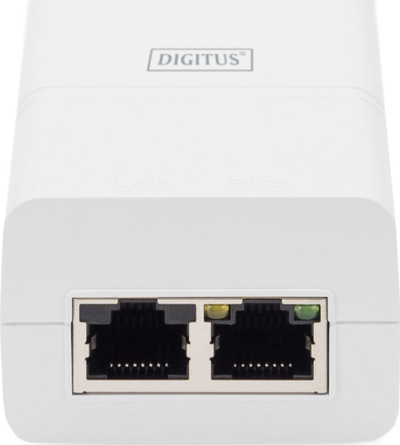 Injektor PoE Digitus 802.3at, 52V 30W, Gigabit, i bardhë
