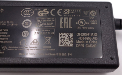 Adapter karikues DELL 65W, 19V, 3 pin, i zi