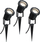 Reflektora kopshti Paulmann Special Line, set 3x3.5W GU10, IP65 3000K, alumini i zi