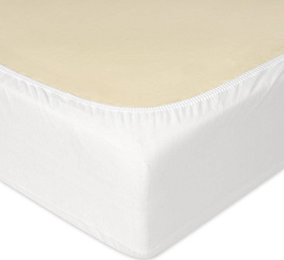 Çarçaf dysheku Vztaszt Jersey Fitted Sheet, pambuk, i bardhë