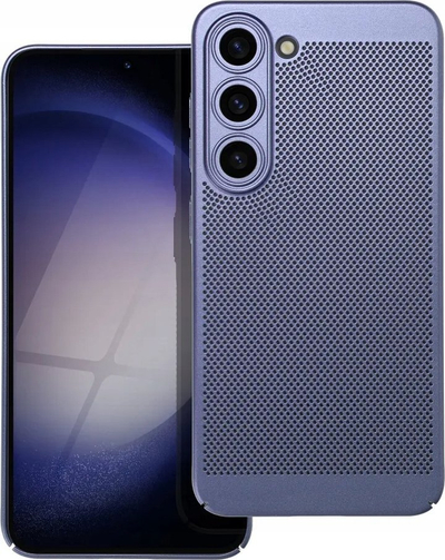 Futrollë Breezy për Samsung Galaxy A15 5G, plastike, me vrima, blu