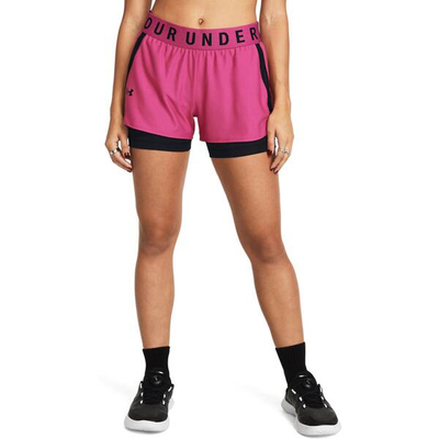 Shorce për femra Under Armour Play Up 2in1, kompresuese, rozë