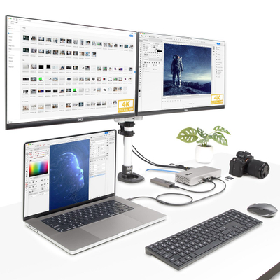 Stacion dokimi StarTech.com 132UE-TB4USB4DOCK Thunderbolt 4, 15 porta, gri