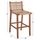Stol bari prapa me dru teak & litar 40×53×89 cm (HM9381.01)