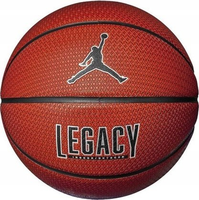 Top basketbolli Jordan Legacy 2.0 8P, për brenda dhe jashtë, portokalli