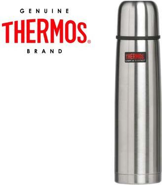Termos Thermos me mbyllje me buton dhe filxhan, çelik inox, 1 l