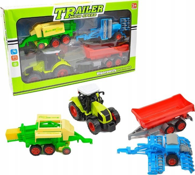 Set lodrash bujqësore Macyszyn Toys Agricultural Set, shumëpjesësh, shumëngjyrësh