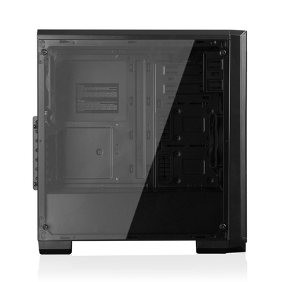 Kutia PC Modecom Oberon Pro Glass, mid tower, panel xhami, e zezë