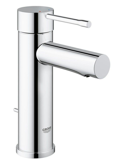 Rubinet lavamani Grohe Essence New Size S, mikser me një manetë, krom me shkëlqim